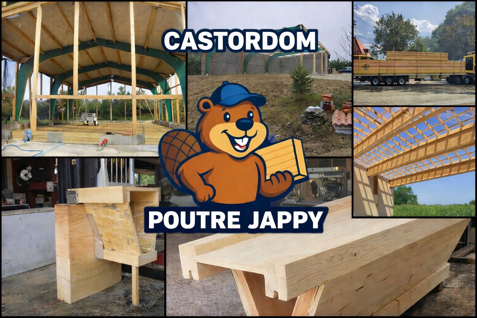 Poutre Jappy avec le logo Castordom