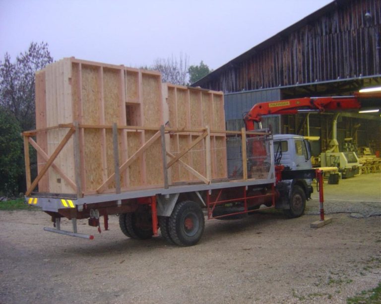 Livraison détails de la strucutre Cabanes Castordom