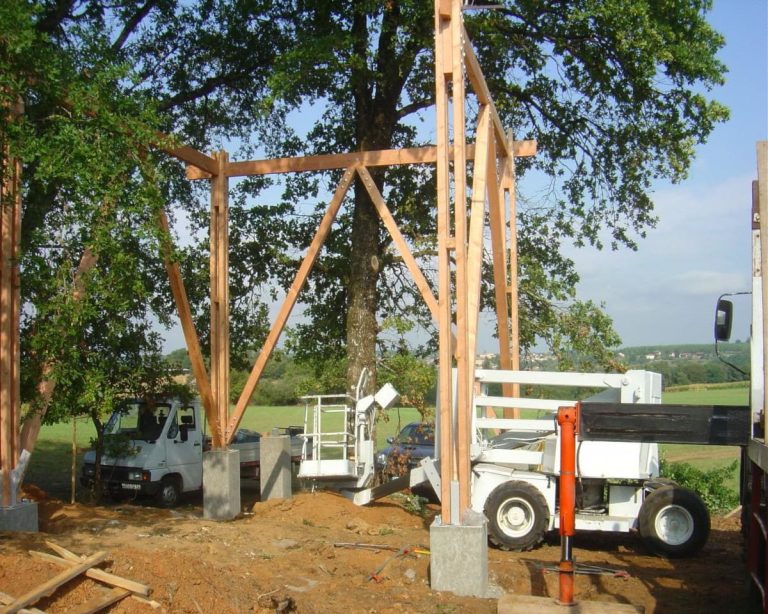 détails de la strucutre Cabanes Castordom